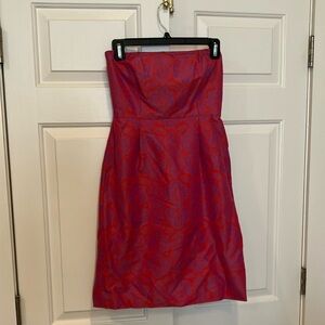 J Crew Strapless Pink Dress